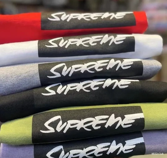 S Futura XL White Box Logo and Tee M L 24SS Black 0318