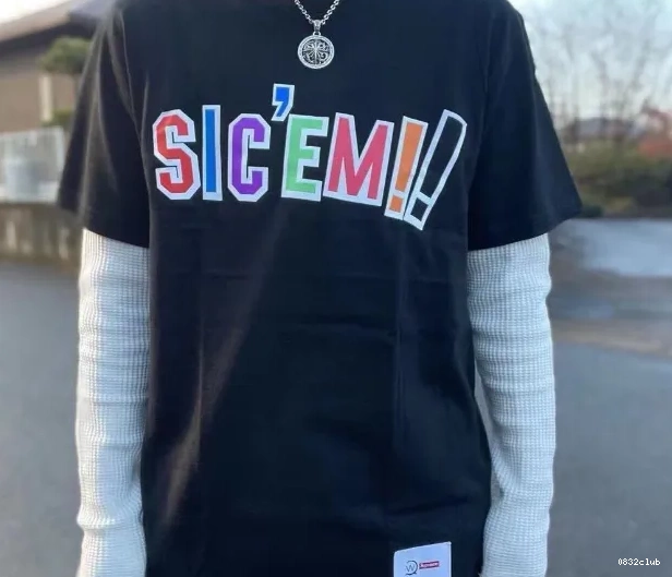 Sic'em! M and Tee White  XL ￥99 Color L S WTAPS 21FW Black Letter 0315