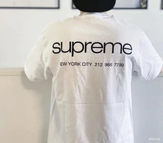 Short Black Store sleeved 23FW NYC Tee Information M White and S L XL 0321