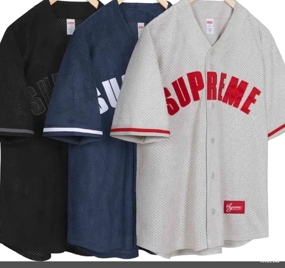 sleeved suede baseball ULTRASUDE mesh short JERSEY MESH BASEBALL 24SS 0312